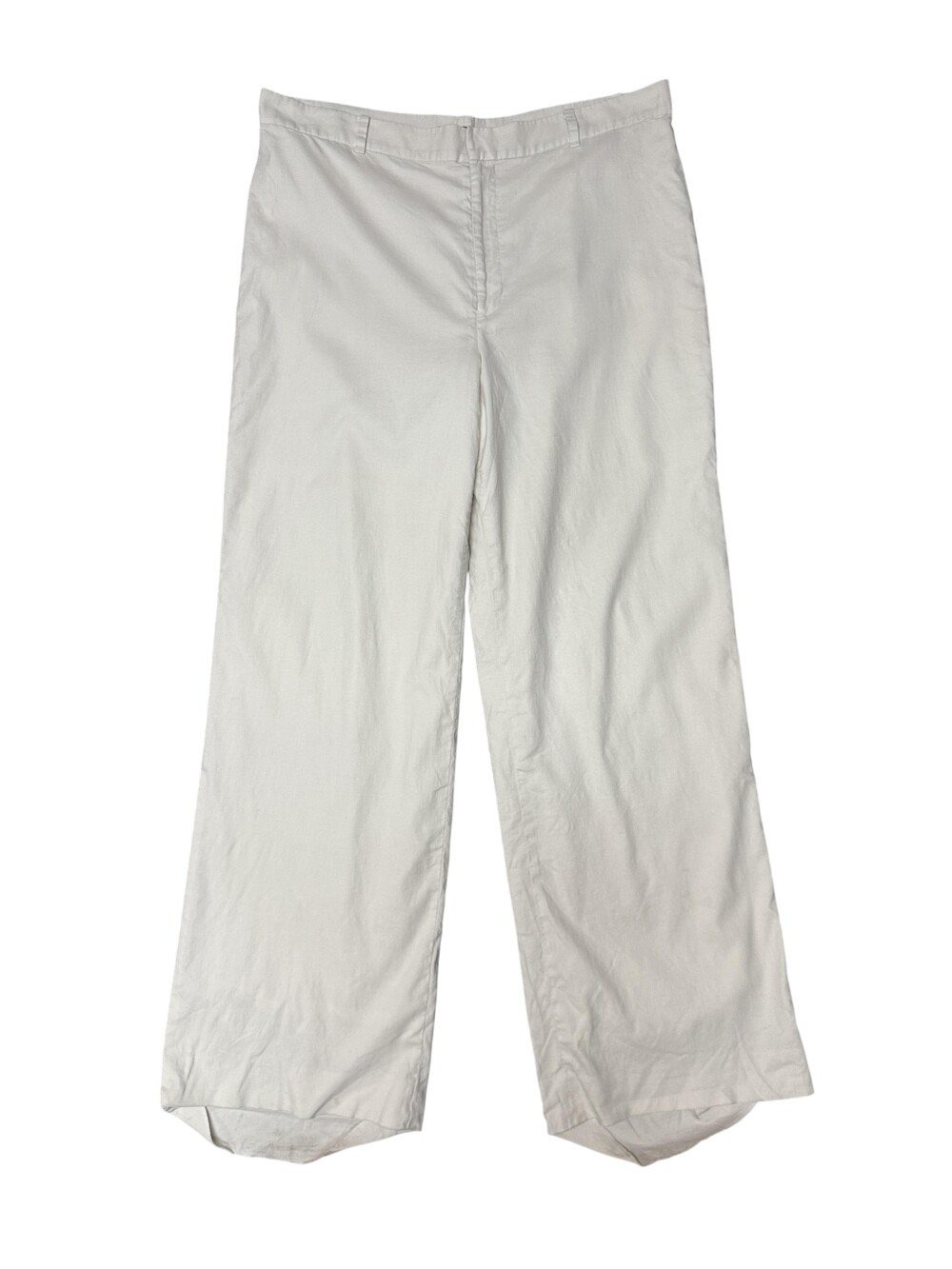 Vintage Lauren Ralph Lauren Dress Pants Womens 16 White Twill Lined wide leg